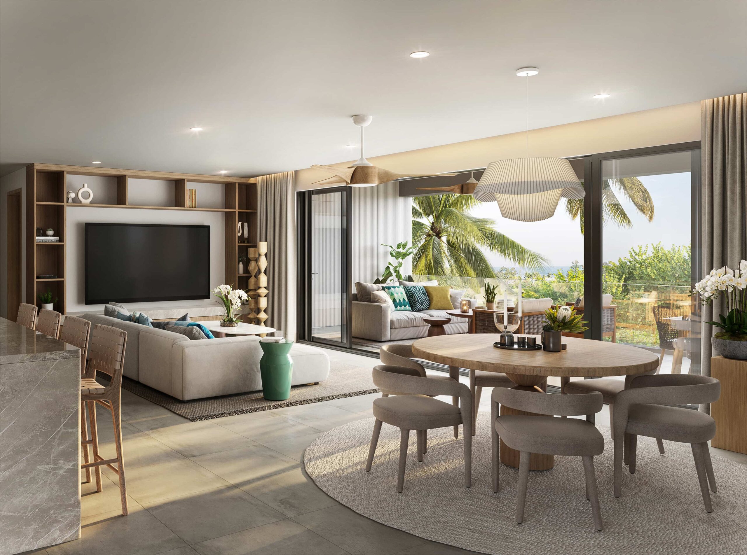 Azulina apartments living room